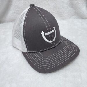 Outdoor Cap MBW-800 Gray White Trucker Hat Adjustable Size Strap OSFM Streetcore